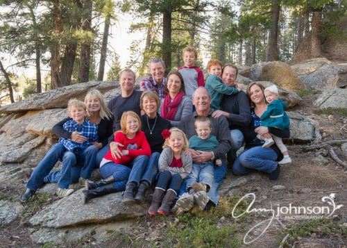 Evergreen family reunion photography